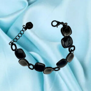 Bracelet élégance pastilles sur fond