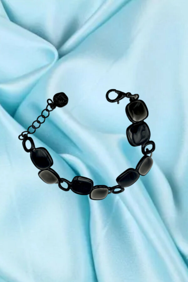 Bracelet élégance pastilles sur fond